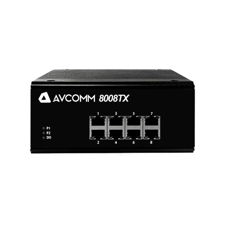 Avcomm 8-Port Fully Managed Industrial Ethernet Switch 8008TX